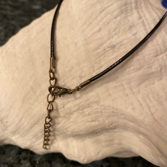 Boho evil eye necklace and pendant - Picture 3 of 3